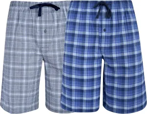 Hanes Mens 2-Pack Woven Stretch Pajama Sleep Short
