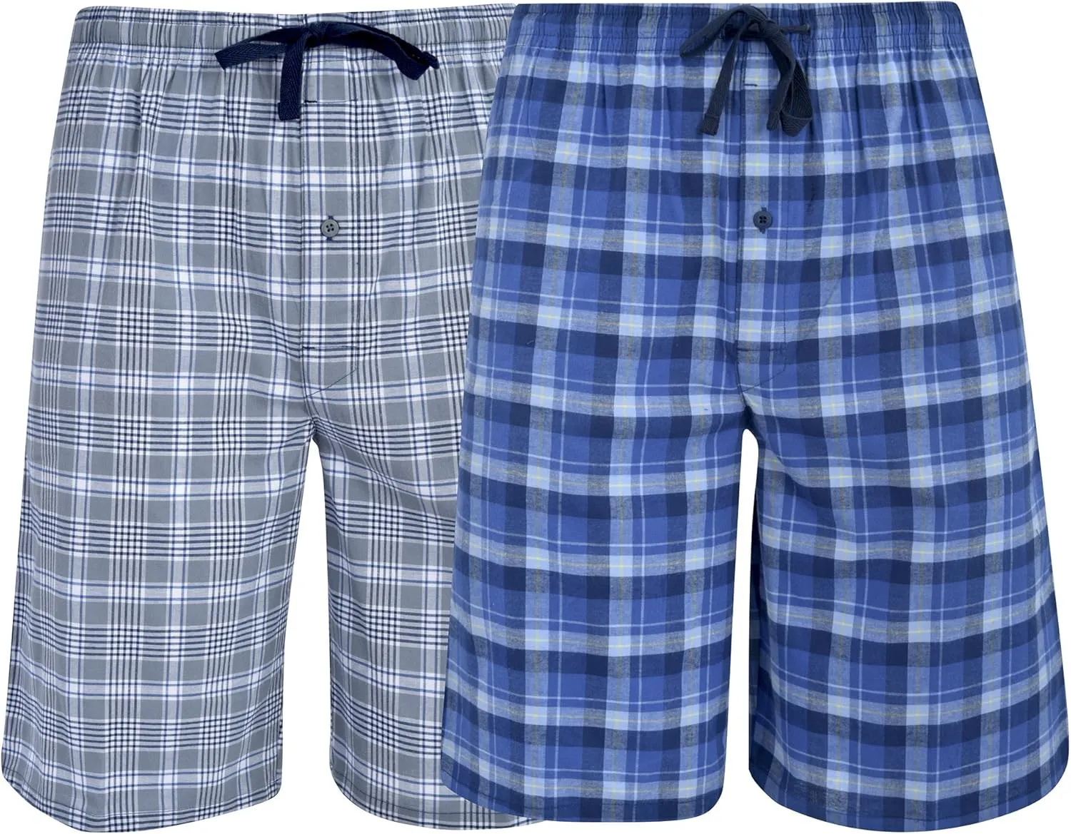 Hanes Mens 2-Pack Woven Stretch Pajama Sleep Short