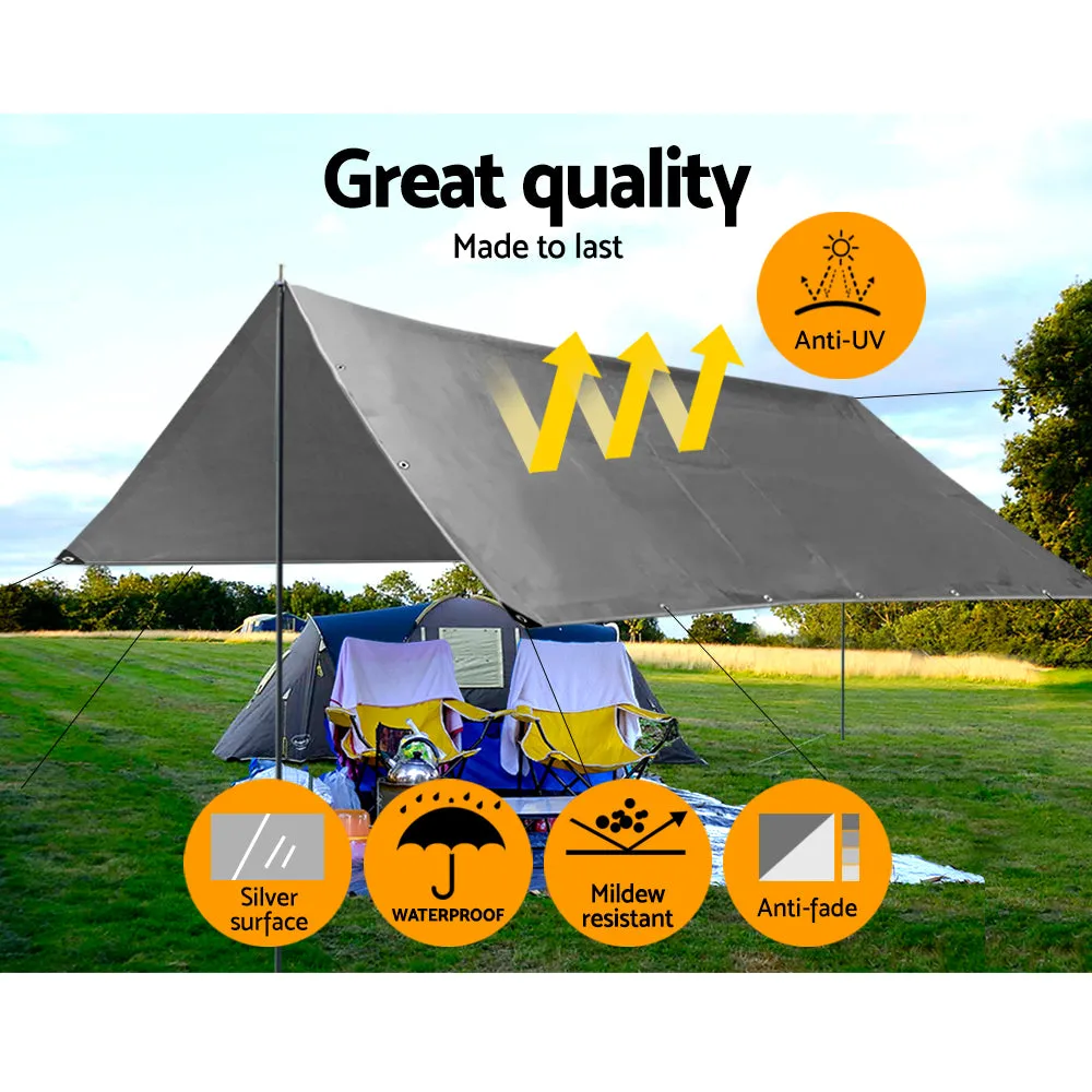 Heavy-Duty 3.6x6m Waterproof UV-Resistant Tarp - Instahut