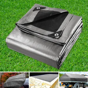 Heavy-Duty 3.6x6m Waterproof UV-Resistant Tarp - Instahut