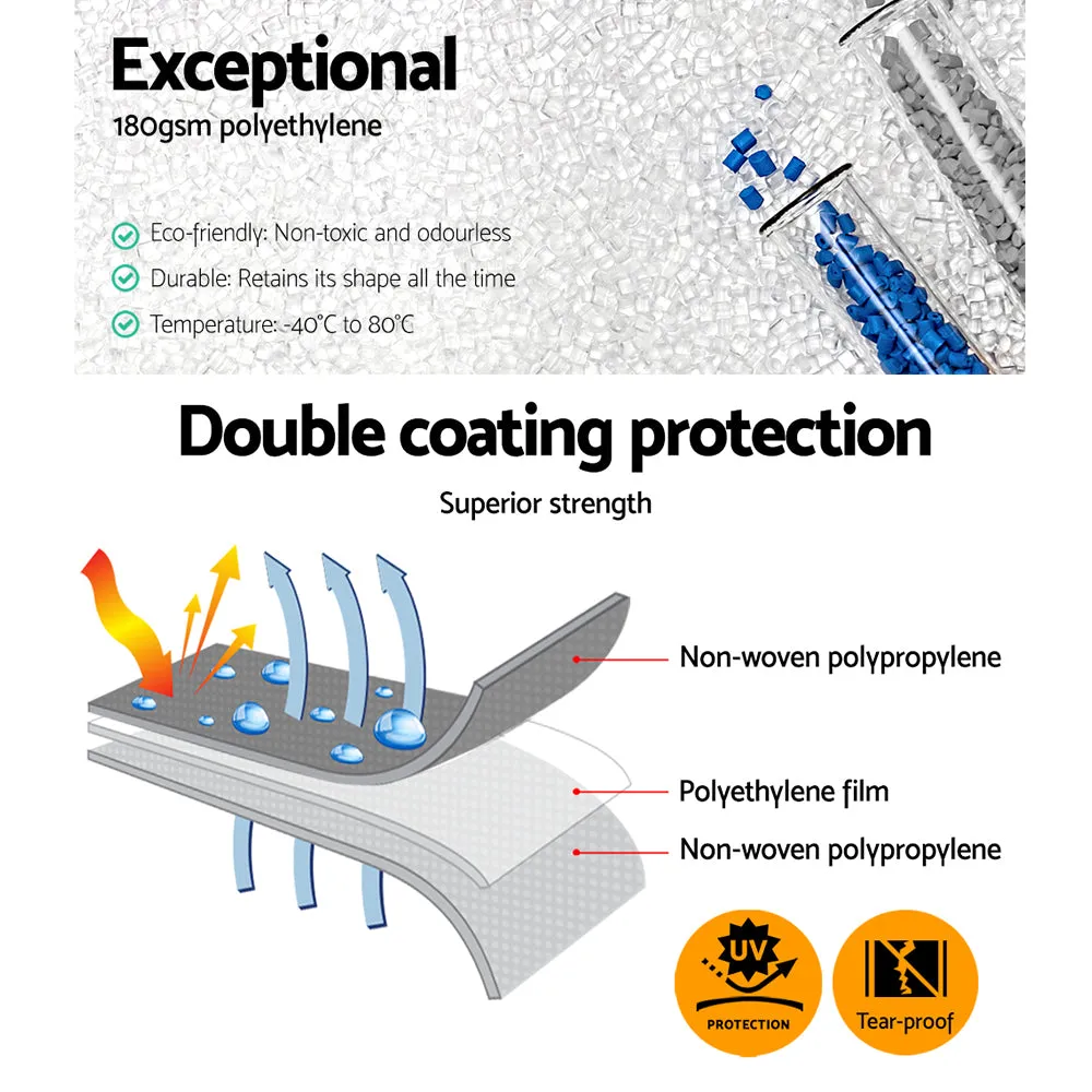 Heavy-Duty 3.6x6m Waterproof UV-Resistant Tarp - Instahut