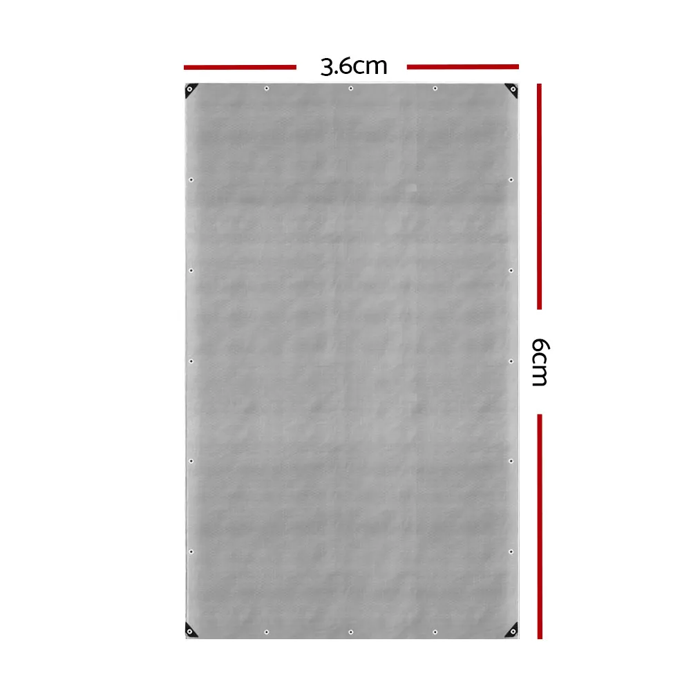 Heavy-Duty 3.6x6m Waterproof UV-Resistant Tarp - Instahut