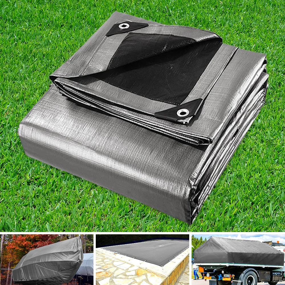 Heavy-Duty 3.6x6m Waterproof UV-Resistant Tarp - Instahut