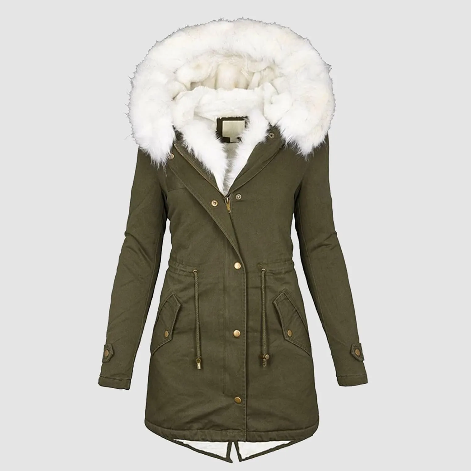 Heavyweight Outerwear Coat for Women Thicker Winter Slim Women'S Coat Women Long Quilted Coat Womens Puffer Coat