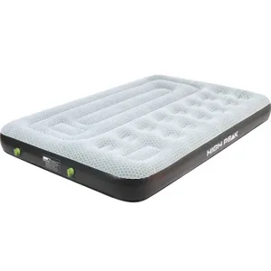 High Peak Multi Comfort Plus Velor Mattress 198X137X22cm - Black