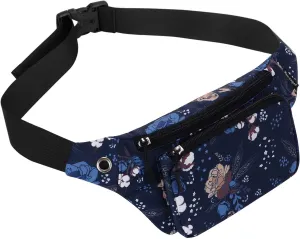 HUA ANGEL Fanny Pack for Women & Men - Crossbody Waist Bag Lightweight Belt Bum Bag for Sports, Travel, Hiking, Everyday Use