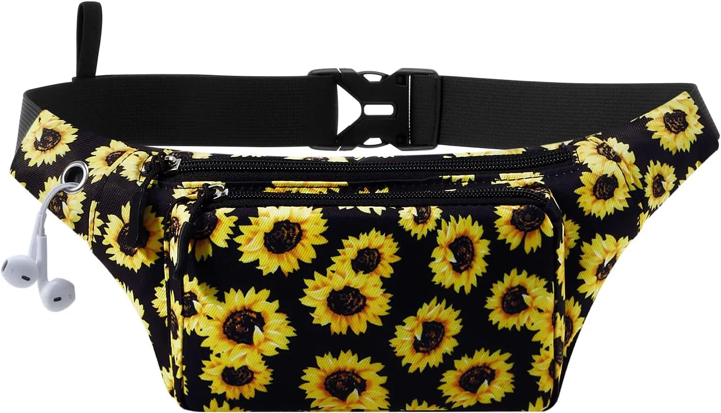 HUA ANGEL Fanny Pack for Women & Men - Crossbody Waist Bag Lightweight Belt Bum Bag for Sports, Travel, Hiking, Everyday Use