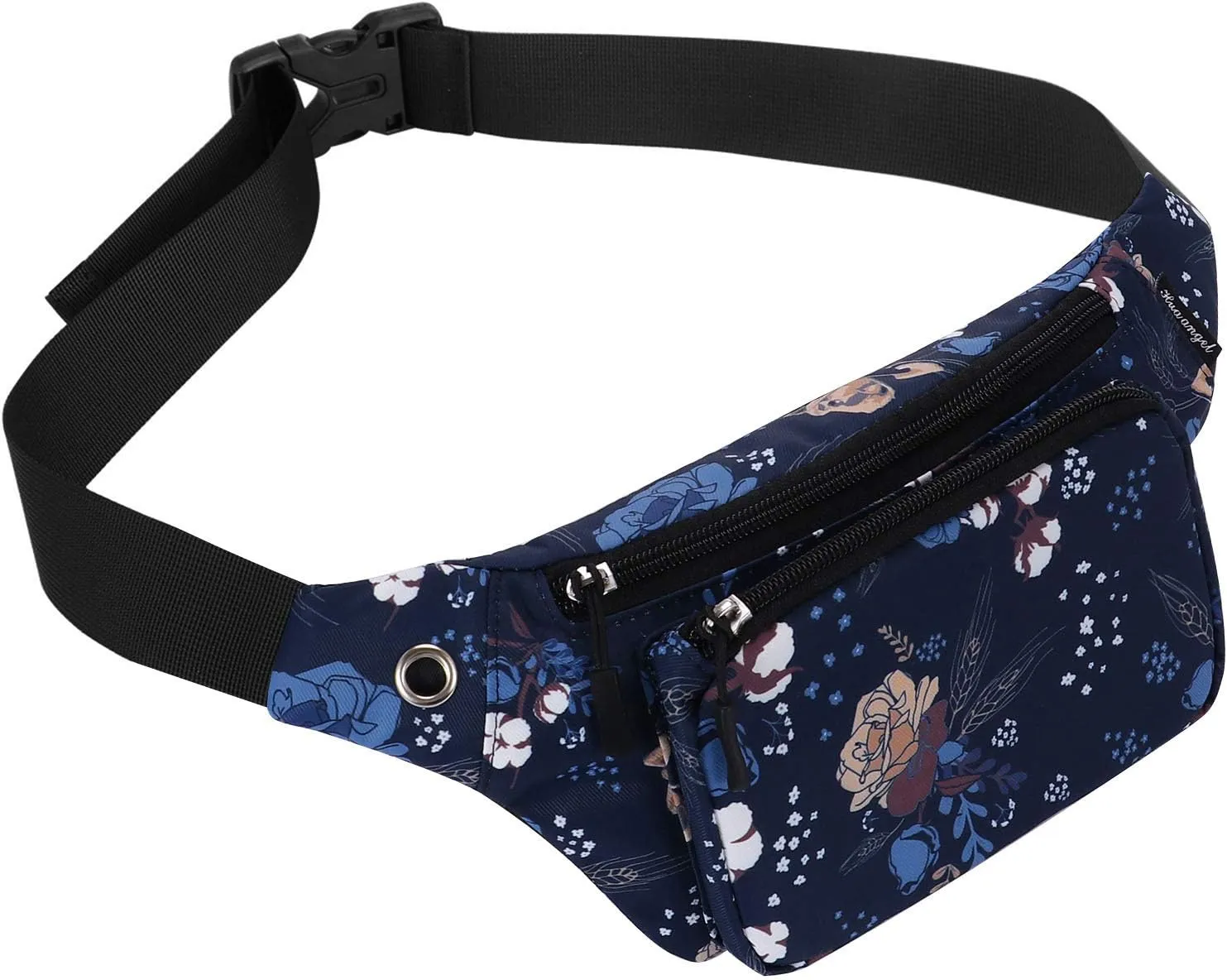 HUA ANGEL Fanny Pack for Women & Men - Crossbody Waist Bag Lightweight Belt Bum Bag for Sports, Travel, Hiking, Everyday Use