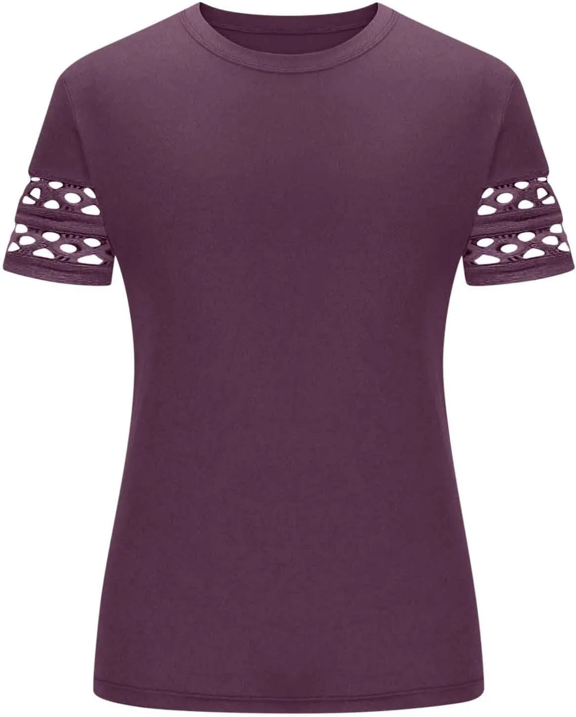 Hvyesh Womens Loose Fit Tshirts Short Sleeve Summer Tunic Tops for Women Trendy 2025 Comfy and Soft Tees