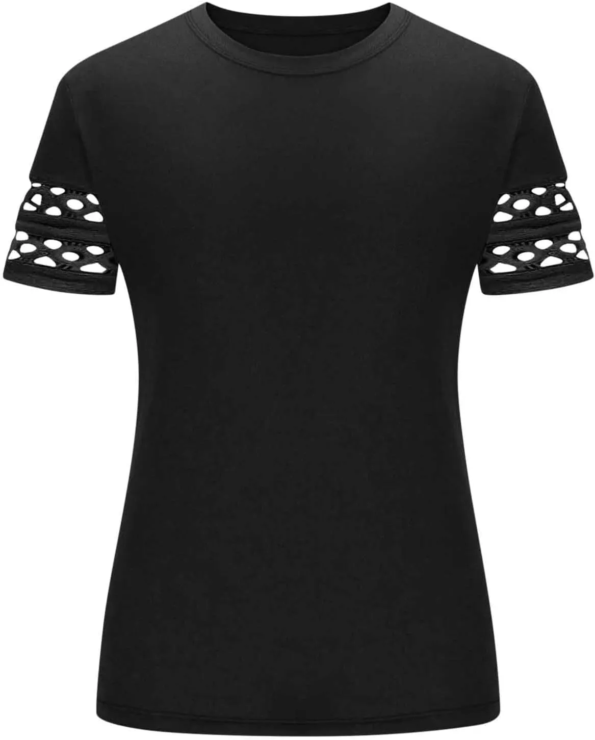 Hvyesh Womens Loose Fit Tshirts Short Sleeve Summer Tunic Tops for Women Trendy 2025 Comfy and Soft Tees