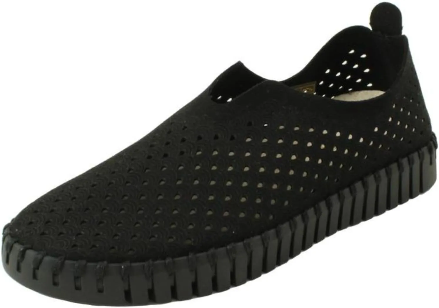Ilse Jacobsen HORNBK Women's Tulip 3575 Flat | Slip-On | Low-Top | Black | 37 EU/7 M US
