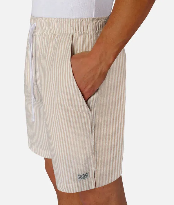 Industrie - The New Southwest Short - Striped - Wheat & White