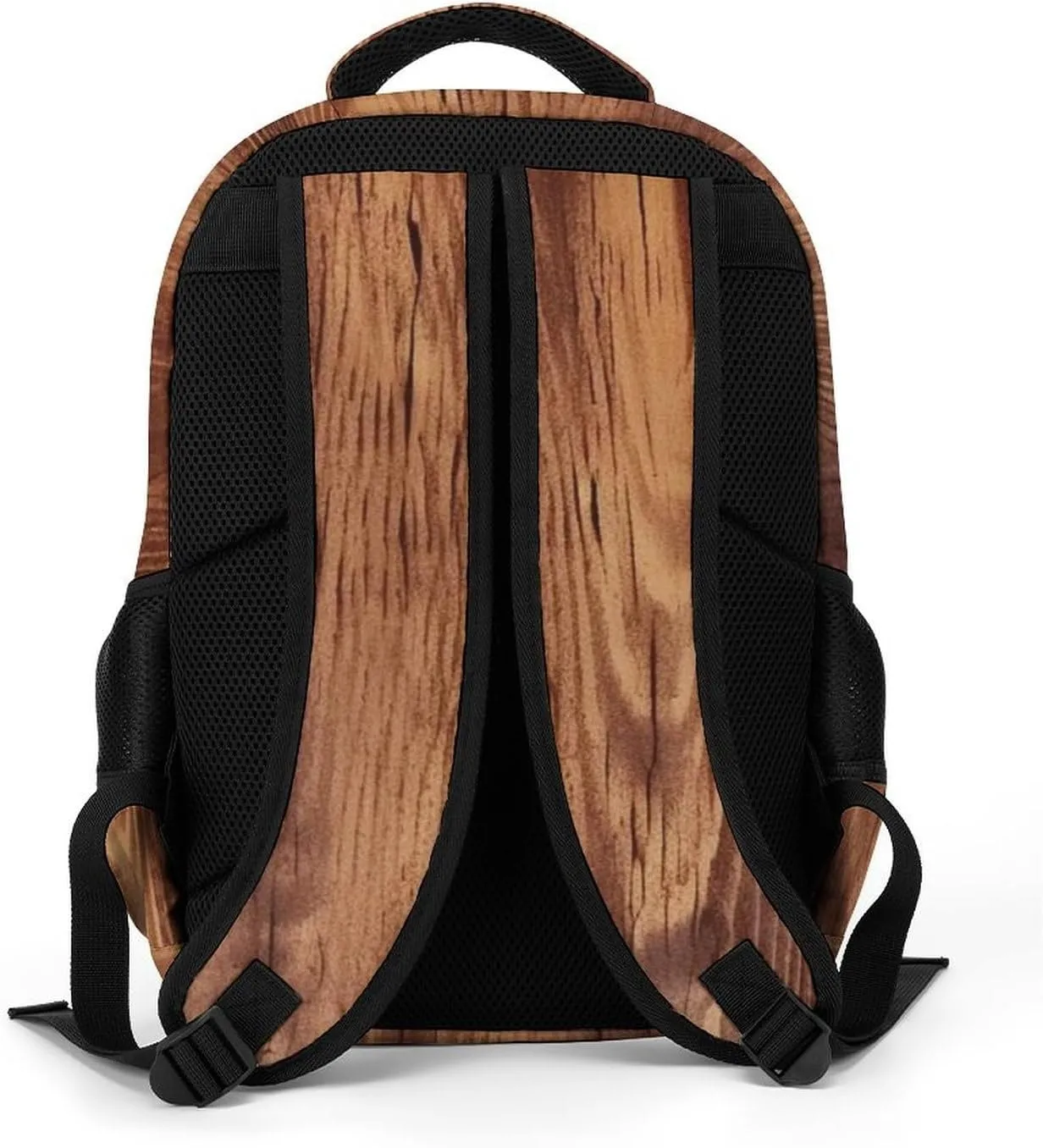 Laptop Backpack for Women Men Daypack Waterproof Brown Wood Grain Computer Bag Business Work Bag for Travel
