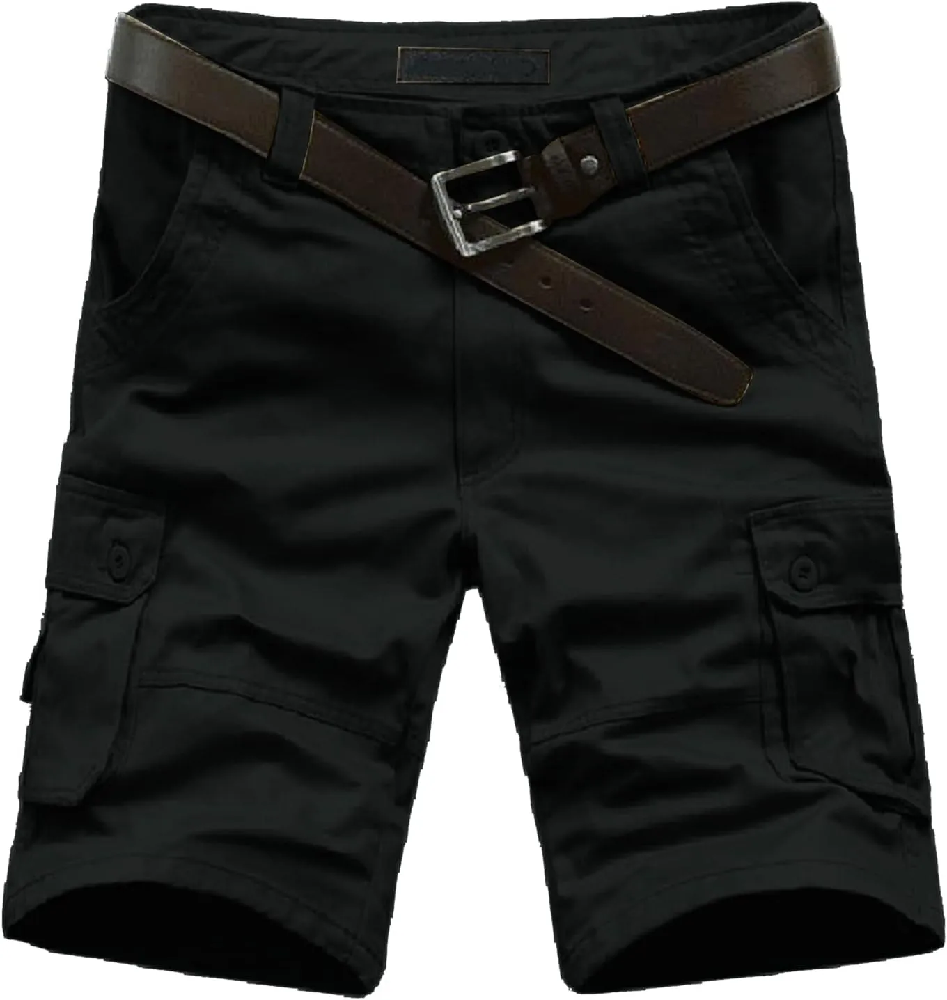 LCMTWX Khaki Shorts Leisure Overalls Summer Men's and Color Pants with Multi-Pocket Men's Pants Big and Tall Cargo Shorts
