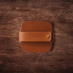 Leather Coaster Set - Tan