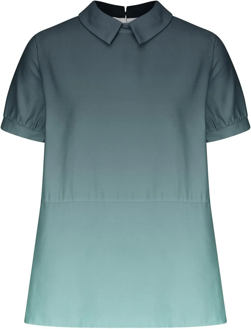 Linen Shirts for Women Summer Lightweight Short Sleeve Tunic Tshirts Cute Collared Tops Business Work Casual Blouses