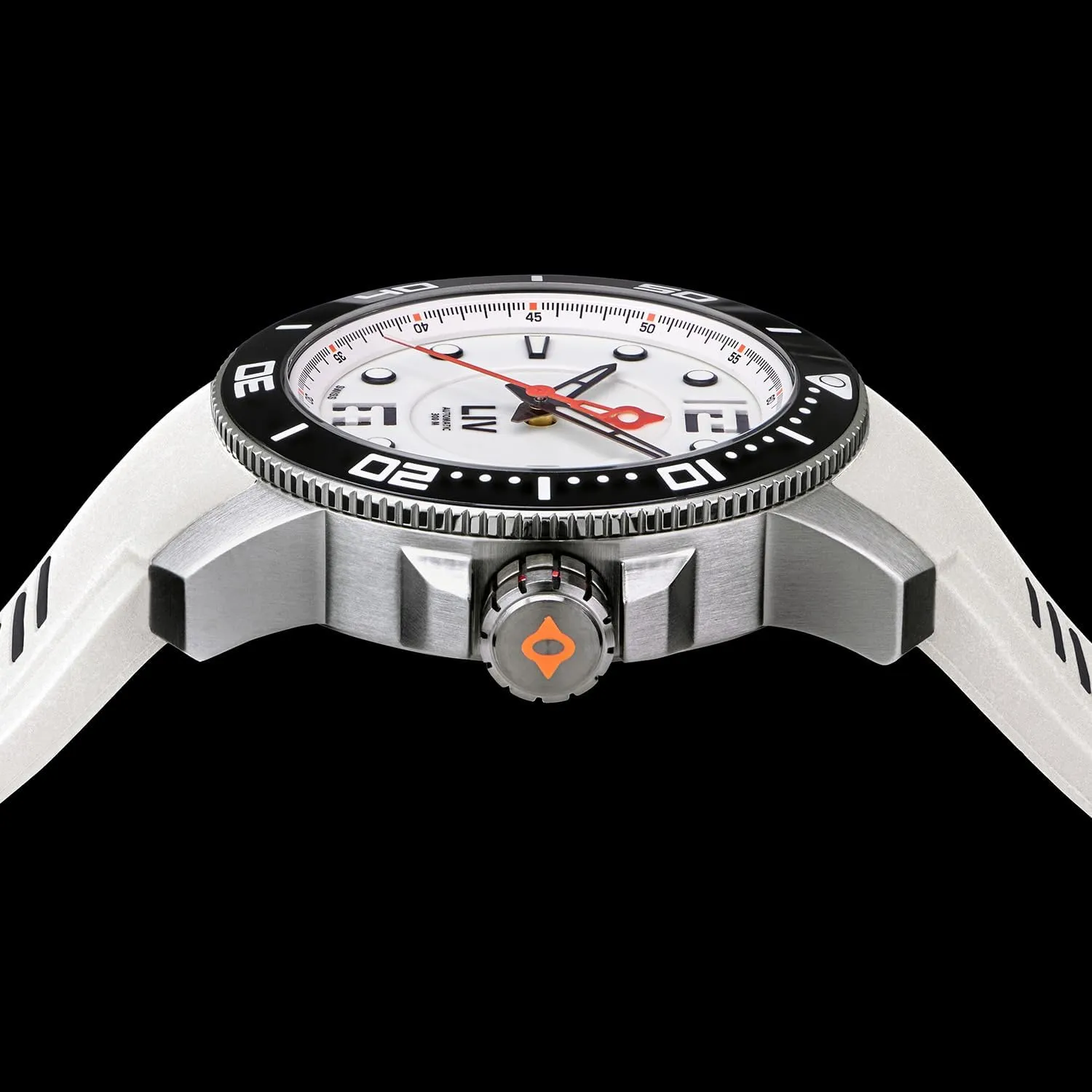 LIV GX-Diver's 41MM Swiss Auto -1000 Ft Water Resistant -316L- Unidirectional Ceramic Bezel - BGW9 Luminova - Scratch Resistant Sapphire Crystal - Dive Watch