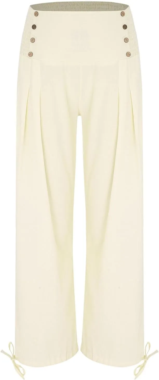 Loose Linen Pants Women Spring Pant Summer 2025 Pant Trousers with Pockets