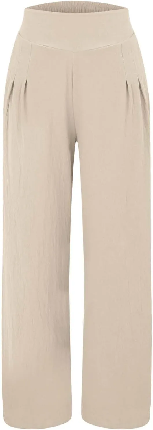 Loose Linen Pants Women Spring Pant Summer 2025 Pant Trousers with Pockets