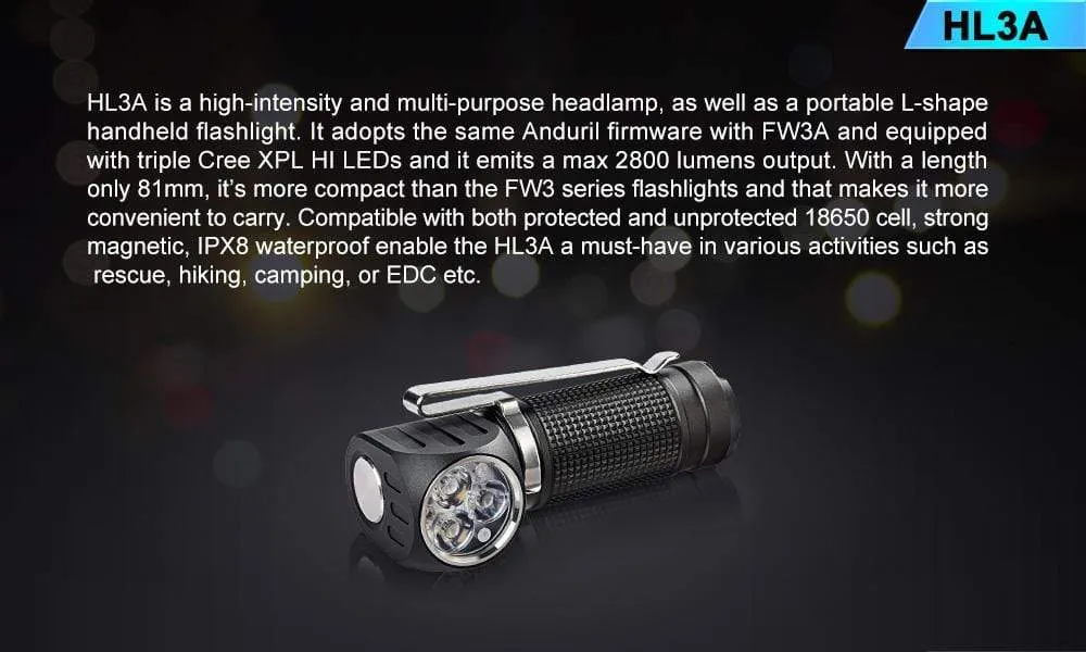 Lumintop HL3A