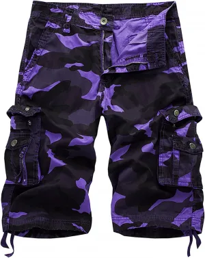 Mens Cargo Shorts Trousers Cotton Color and Cropped Summer Shorts Pants Men's pants Cargo Shorts for Men Stretch