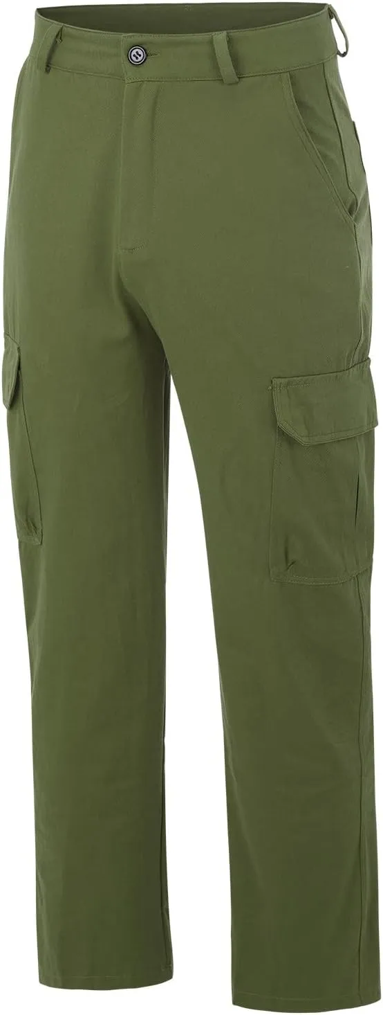 Mens Pants Casual Relaxed Fit Cargo Pants for Men,Men's Causal Cargo Pants Baggy Joggers with Pockets Hiking Pants