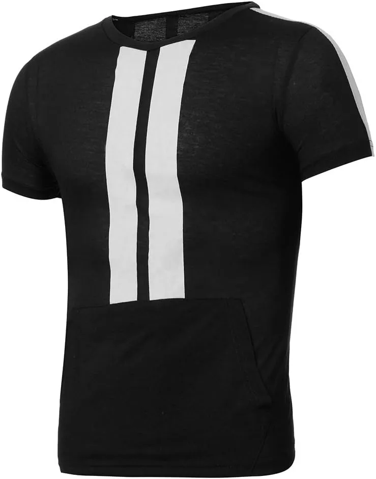 Mens Short Sets 2 Piece Outfits Summer Short Sleeve Shirts and Shorts Gym Workout T Shirt Beach Shorts Tracksuit