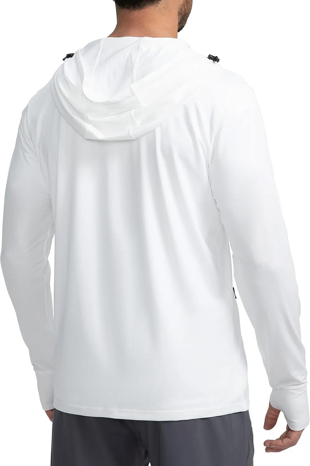 Men's UPF 50  Light Jacket Full Zip Sun Protection Hoodie Long Sleeve Sun Shirts for Men Hiking Fishing Zip Pockets