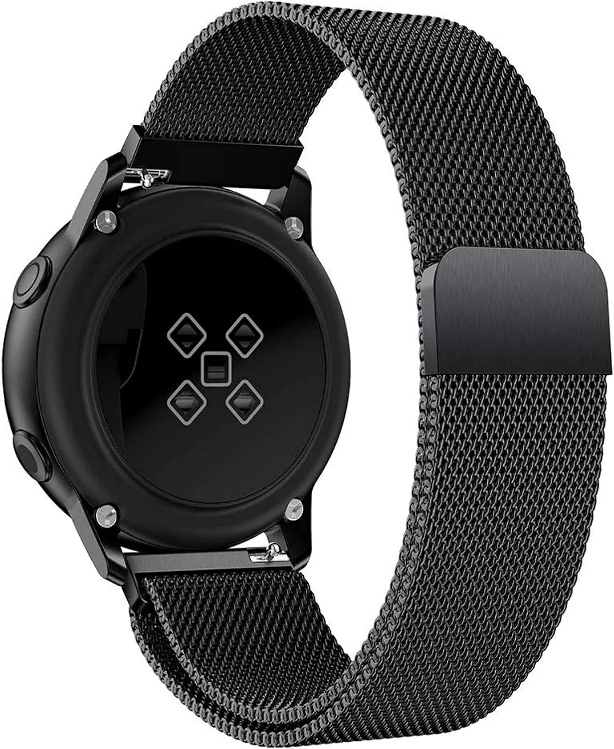 Metal Magnetic Watch Band Mesh Woven Quick Release Strap Adjustable Stainless Steel Replacement Straps for Women Men 14mm 16mm18mm 20mm 22mm 24mm