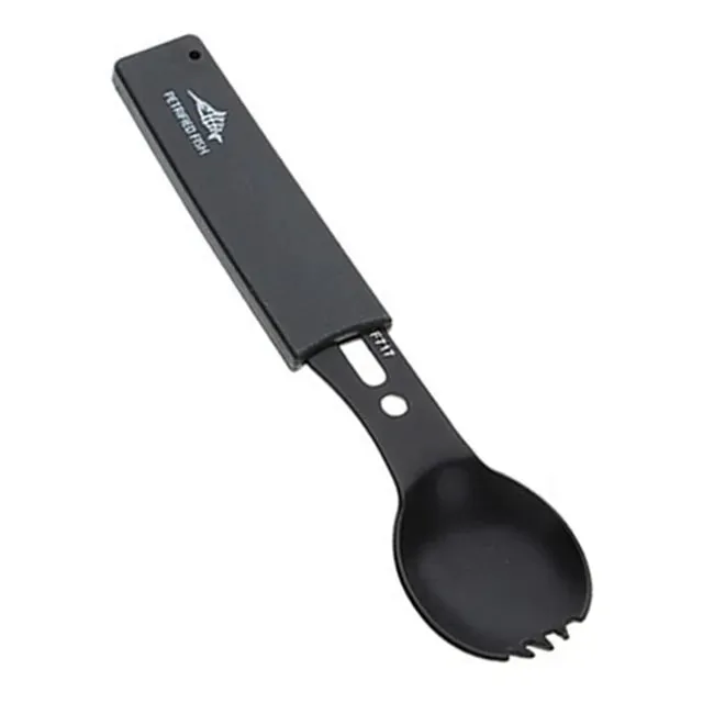 Multifunctional Stainless Steel Camping Knife and Spork (Spoon and Fork)