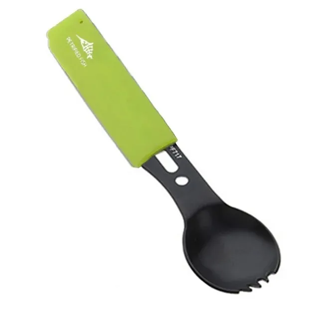 Multifunctional Stainless Steel Camping Knife and Spork (Spoon and Fork)