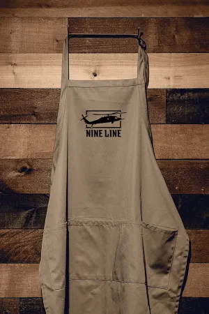 Nine Line Deconstructed Logo - Grill Apron