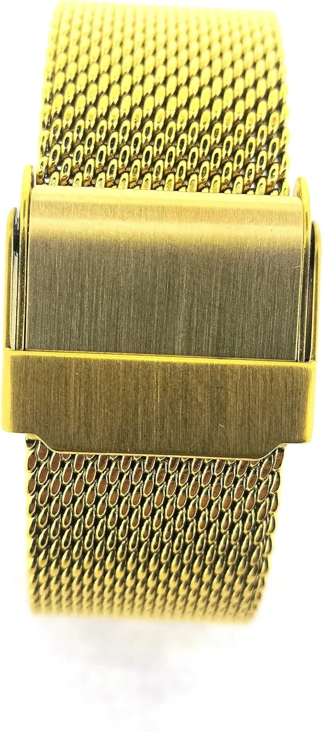 NZZXTO Stainless Steel Mesh Watch Band for Skagen Unisex Watches with pin, Light, thin, soft, Adjusting the length