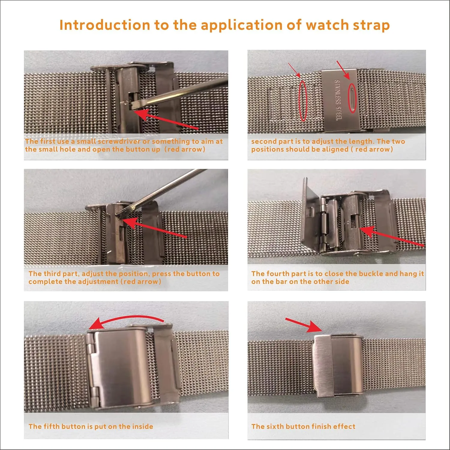 NZZXTO Stainless Steel Mesh Watch Band for Skagen Unisex Watches with pin, Light, thin, soft, Adjusting the length