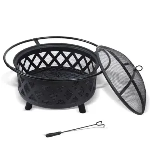 Outdoor Fire Pit and BBQ