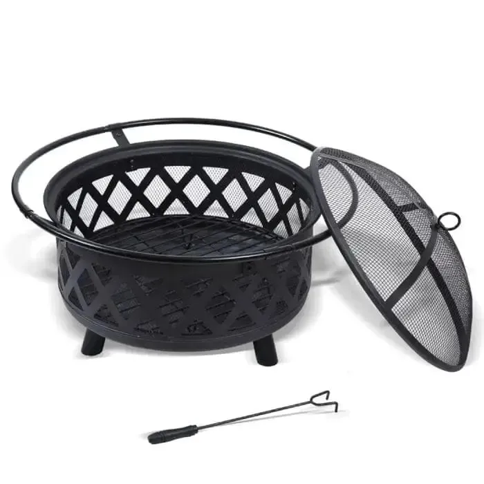 Outdoor Fire Pit and BBQ