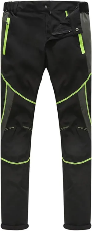 Pants For Men Men's Fashion Waterproof Pants Splice Windproof Trousers Softshell Outdoor Hiking Trousers Cargo Pants