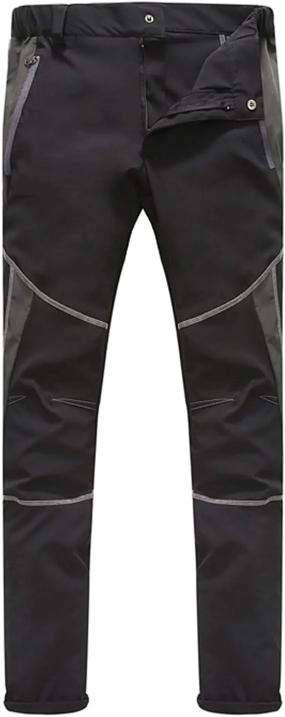 Pants For Men Men's Fashion Waterproof Pants Splice Windproof Trousers Softshell Outdoor Hiking Trousers Cargo Pants