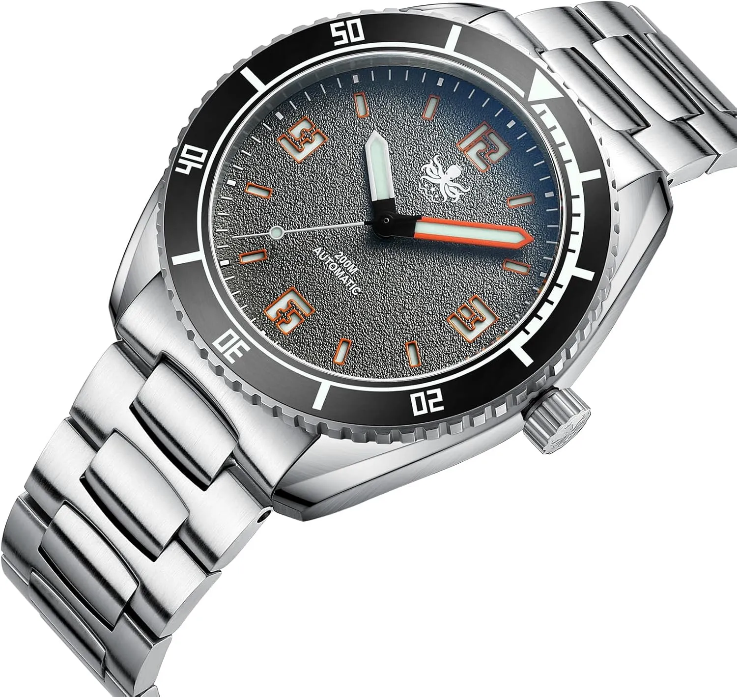 PHOIBOS Reef Master Men's Automatic Diver Watch 200M Water Resistant PY047