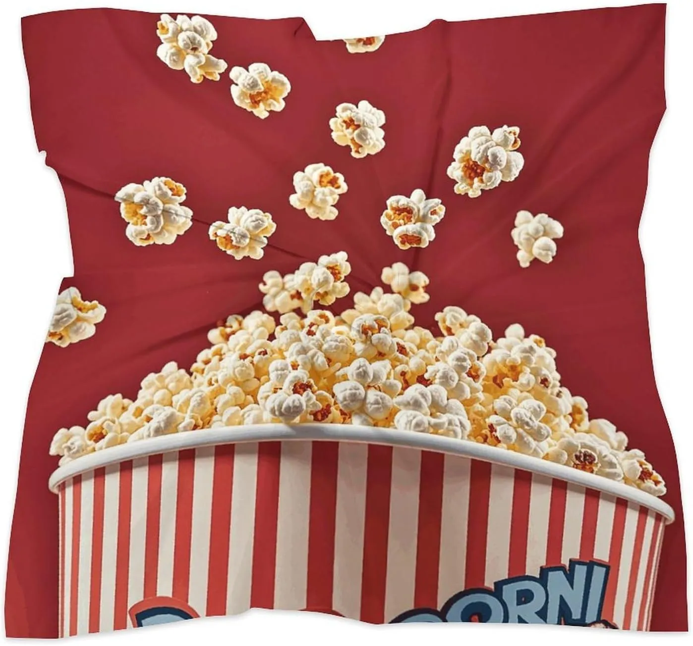 Popcorn Head Scarf Like Silk Scarf Lightweight Fashion Satin Hair Bandanas for Women Boho Headscarf Hair Wrap Bandana Headband Handkerchief Silk Scarves for Bag Purse Neck 18 Inch