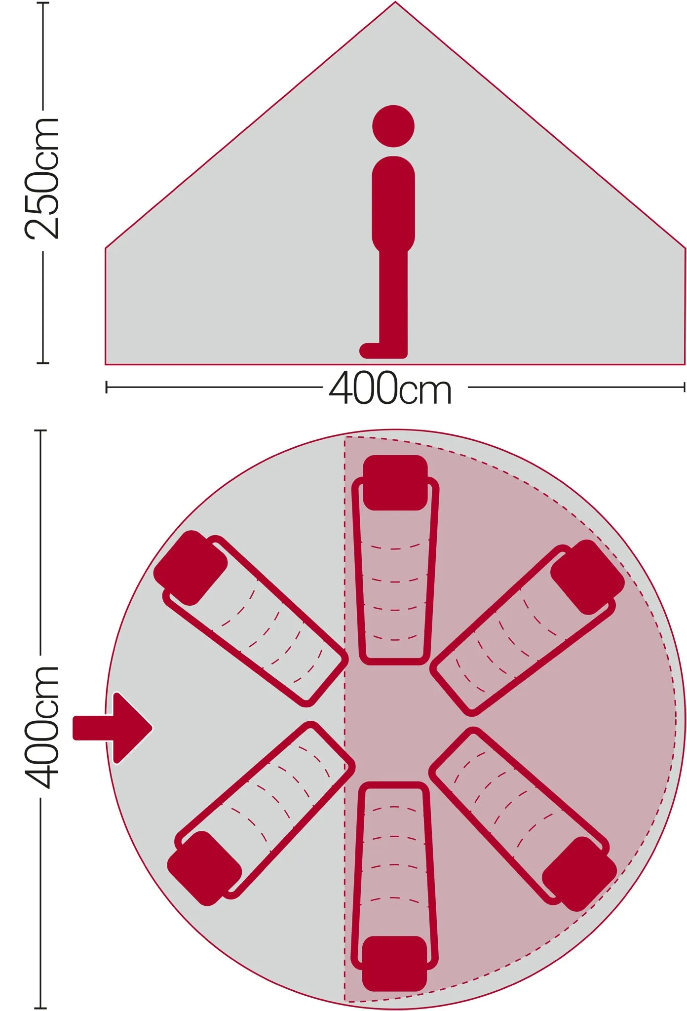Quest Signature 4m Classic Bell Tent