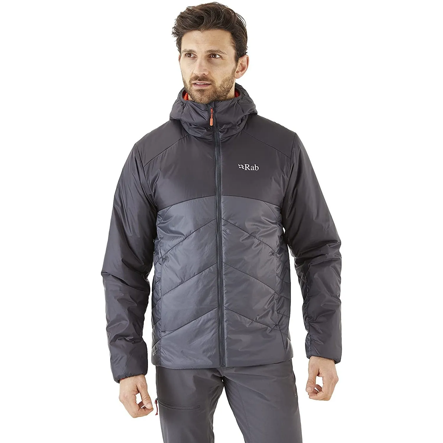 Rab Men's Xenon 2.0 Synthetic Insulated Hooded Jacket for Hiking, Climbing, and Skiing