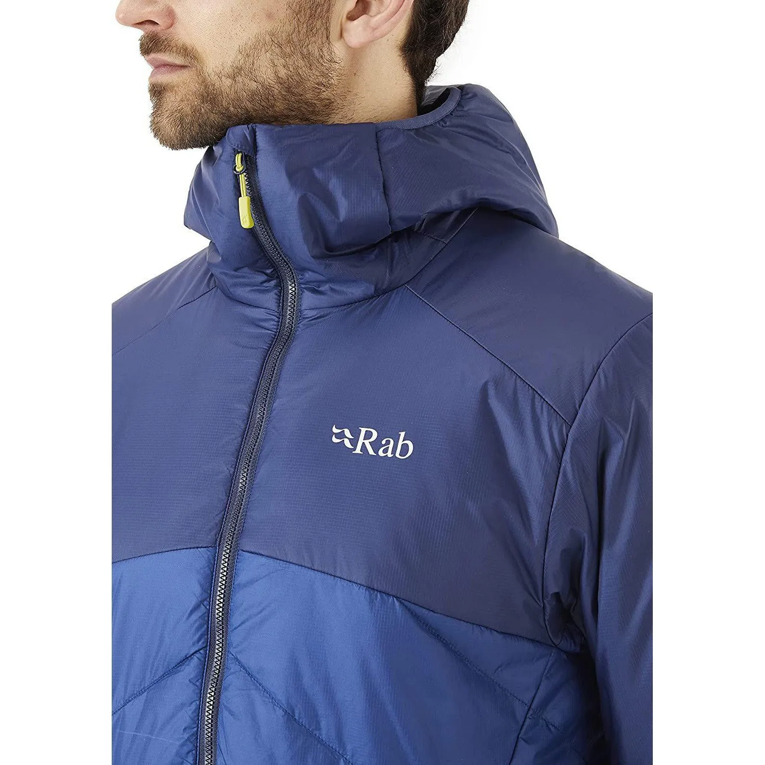 Rab Men's Xenon 2.0 Synthetic Insulated Hooded Jacket for Hiking, Climbing, and Skiing