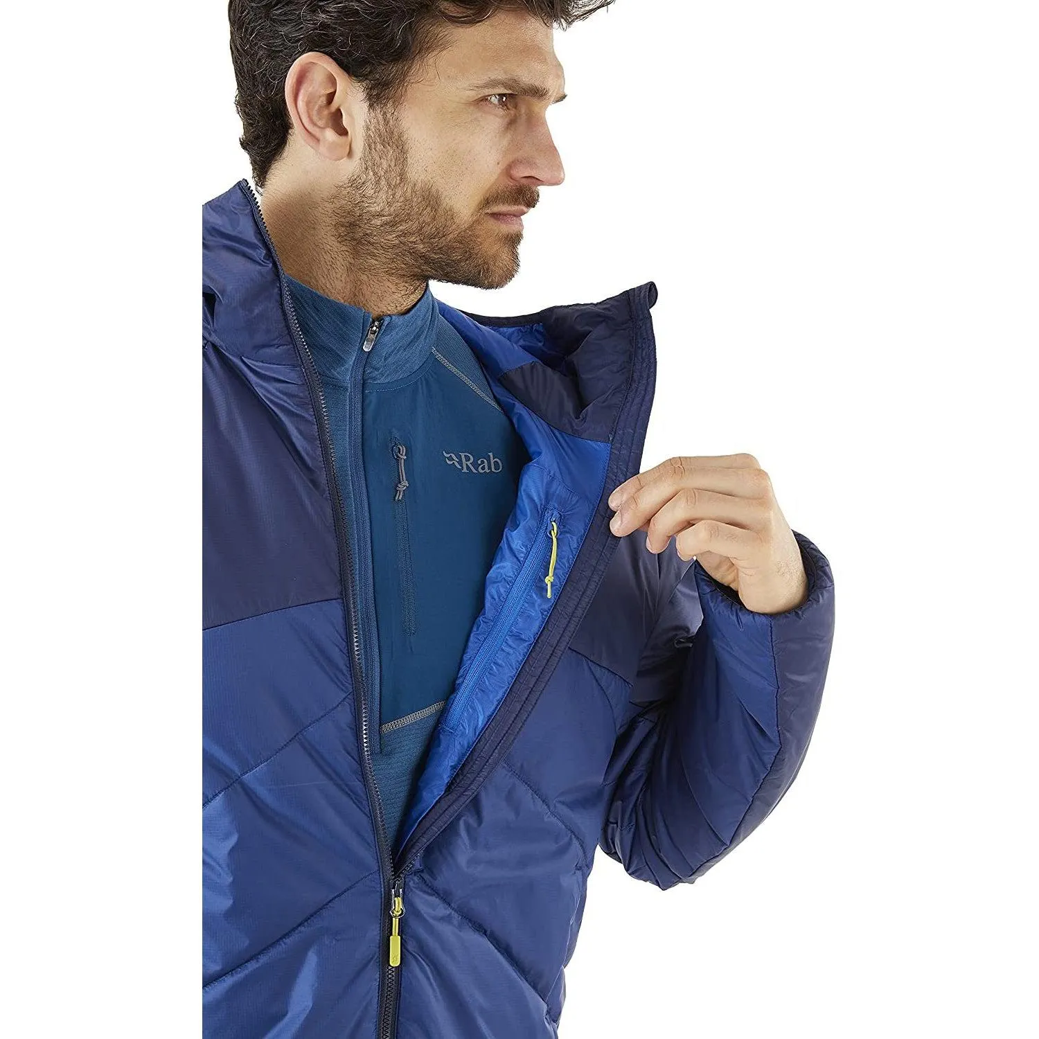 Rab Men's Xenon 2.0 Synthetic Insulated Hooded Jacket for Hiking, Climbing, and Skiing