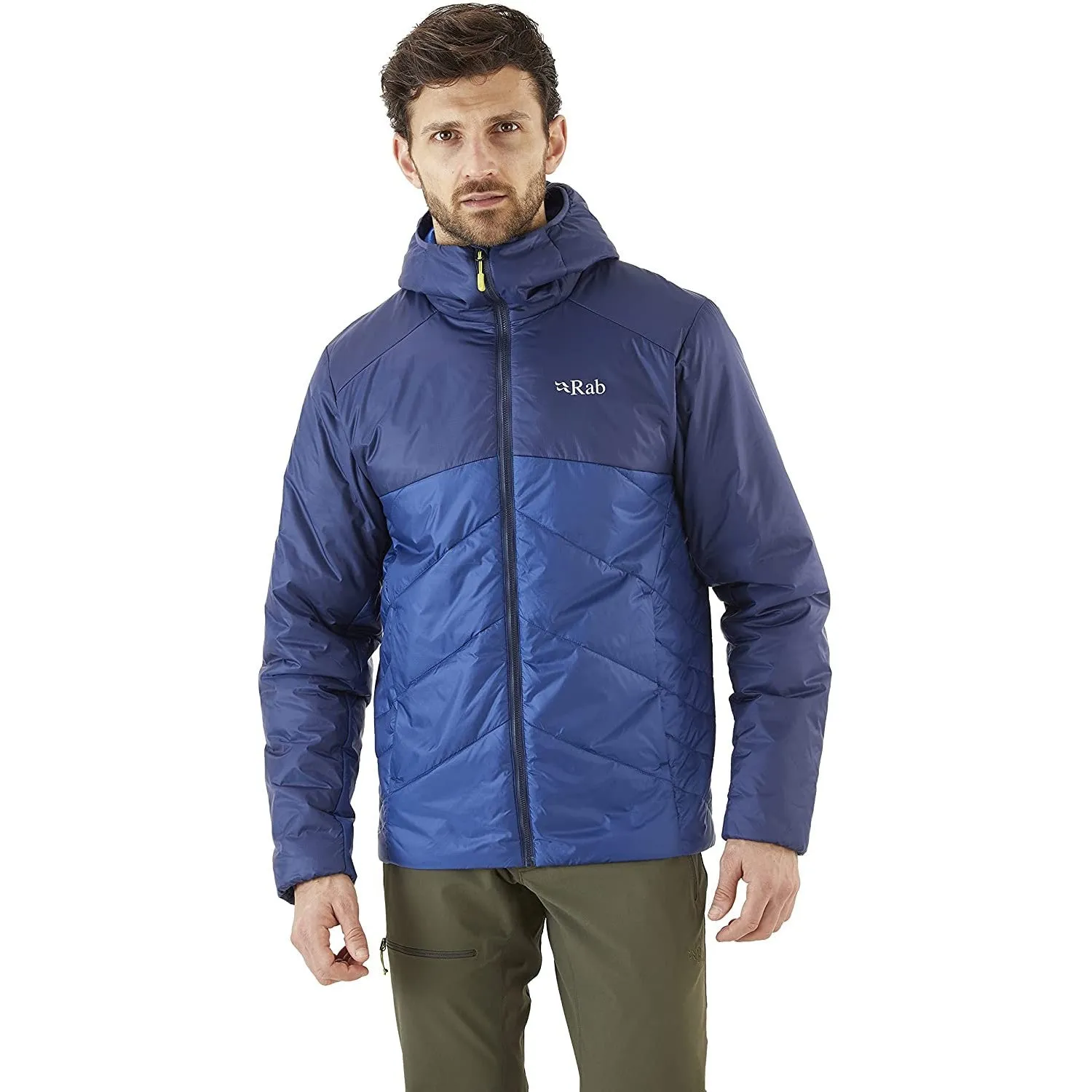 Rab Men's Xenon 2.0 Synthetic Insulated Hooded Jacket for Hiking, Climbing, and Skiing