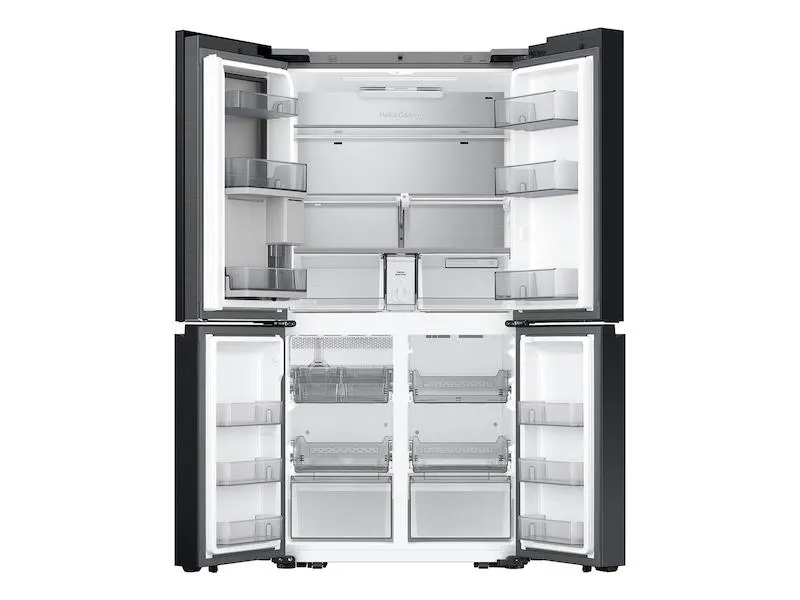 Samsung RF23DB990012 Bespoke Counter Depth 4-Door Flex™ Refrigerator (23 cu. ft.) with AI Family Hub™  and AI Vision Inside™ in White Glass
