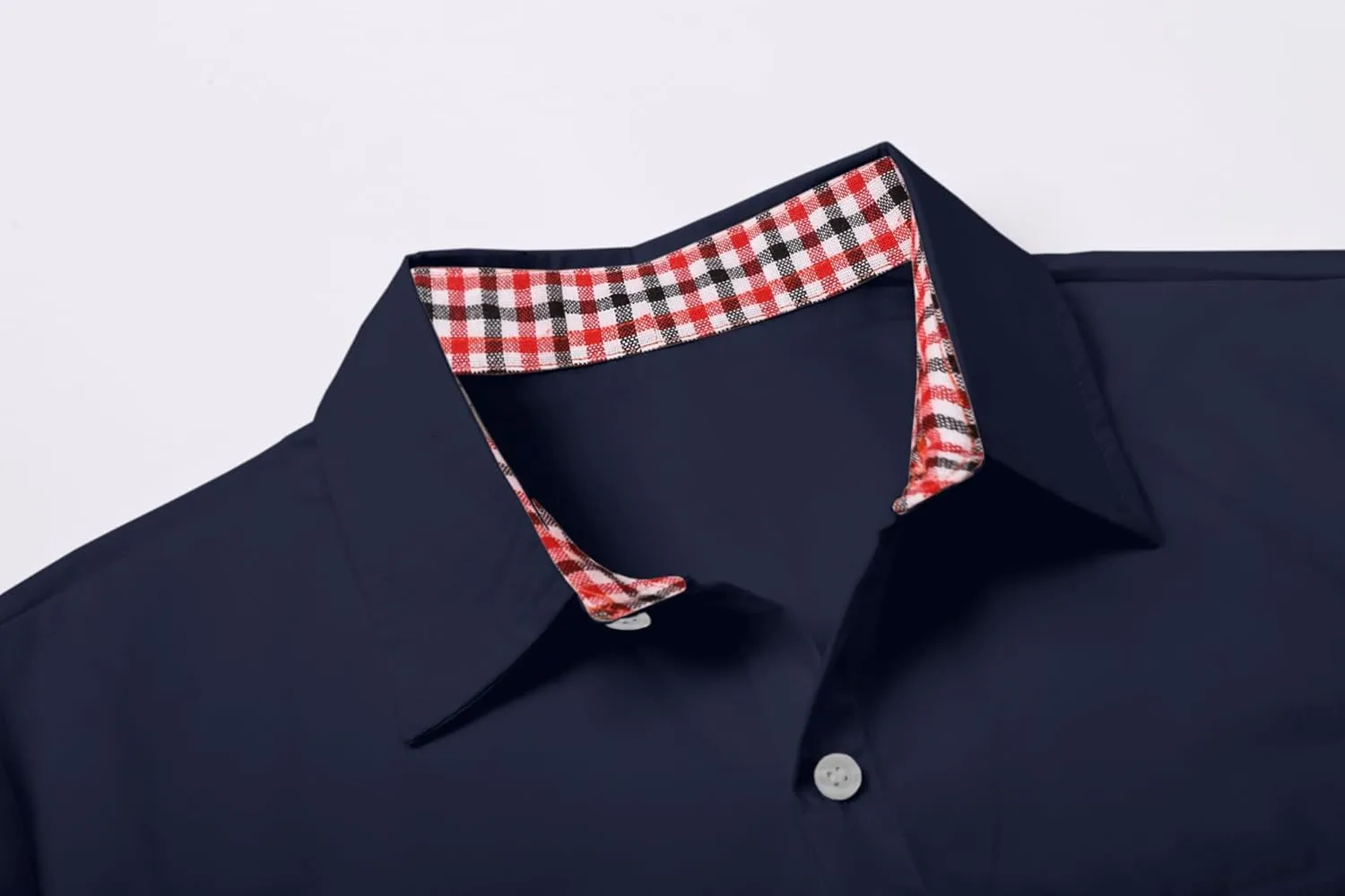 SANGTREE Mens and Boys Casual Short Sleeve Button Down Shirts with Two Pockets, US 12 Months - Adult 2XL