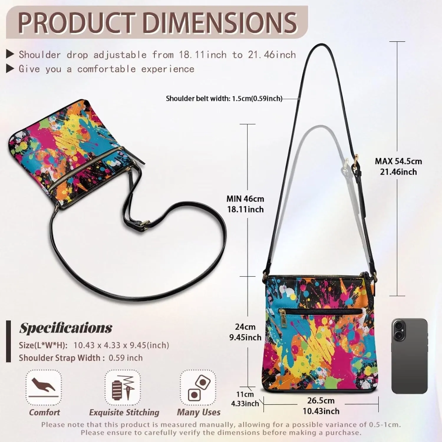 Satchel Bags for Women Crossbody Women Shoulder Bag Stylish Sling Bag Large Purse PU Leather Handbag