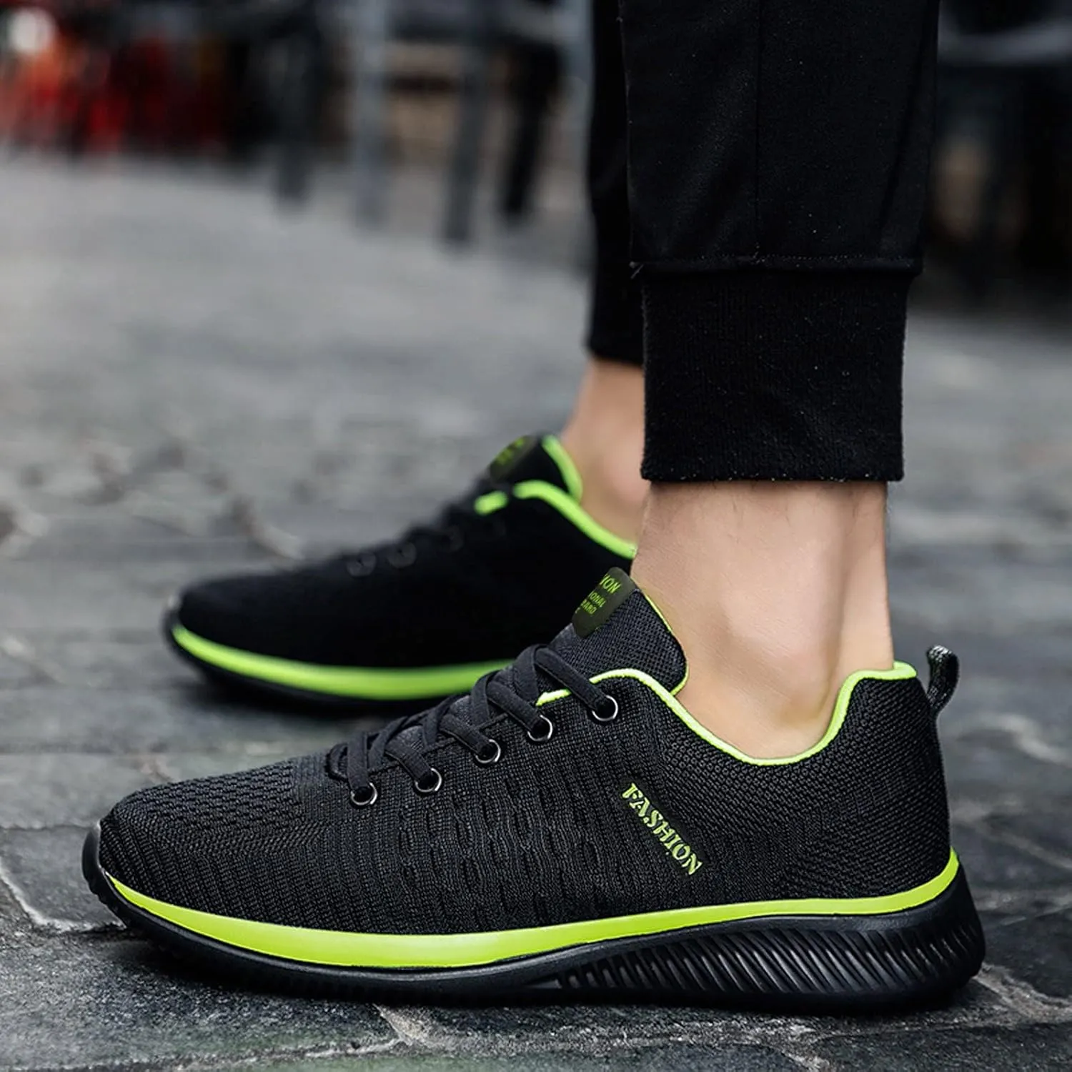SBGMoSJ Womens Sneakers Platform Black and White Women's Athletic Shoes Womens Size 11w Slip On Shoes Black Sneakers for Women Dressy Wide Orthopedic Shoes for Women Walking Outdoor Sneakers