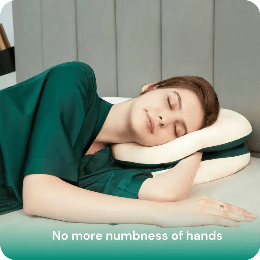 SHENGXI Stack Pillow with Dual Layers, Adjustable Height, and Suitable for All Sleeping Positions